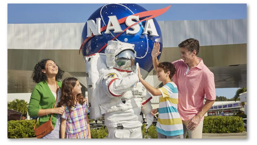 Picture of education trip to NASA. 