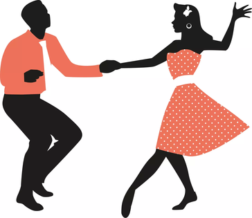 Swing dancers Image